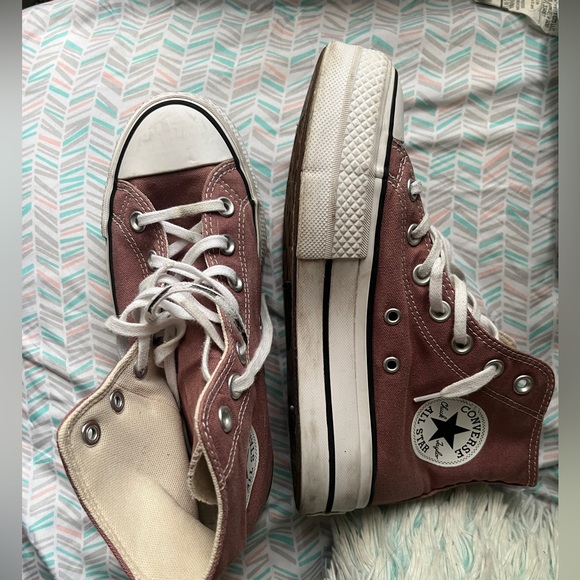 🌷🎀SIZE 7/7.5 Converse Chuck Taylor Pink🎀🌷 - Picture 3 of 8